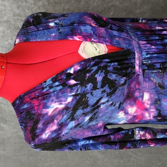 Rachel Pally long sleeved Kaftan dress in purple size XS - Picture 3 of 9